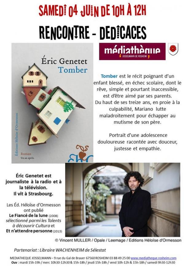 16 05 04 rencontre dedicaces eric genetet rosheim