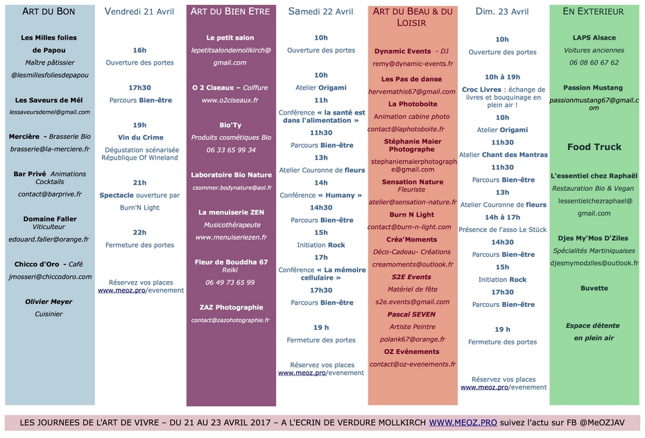 Les journees de l art de vivre2017 mollkirch