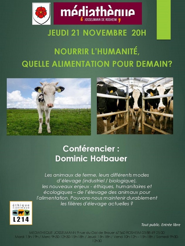 2019 10 23 conference de dominic hofbauer nourrir l humanite a rosheim