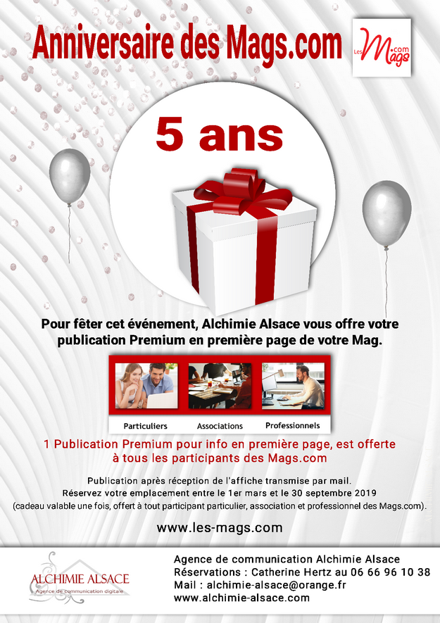 5e anniversaire des mags des habitants