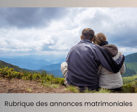 Annonces matrimoniales